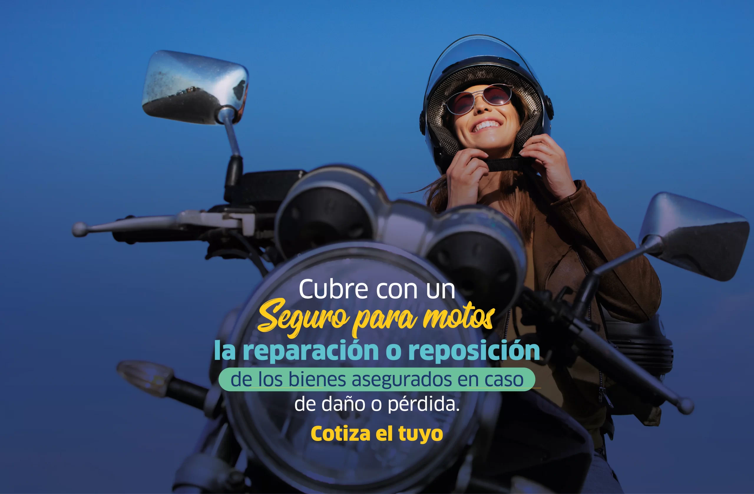 Cobertura del seguro para motos de Seguros Vardí